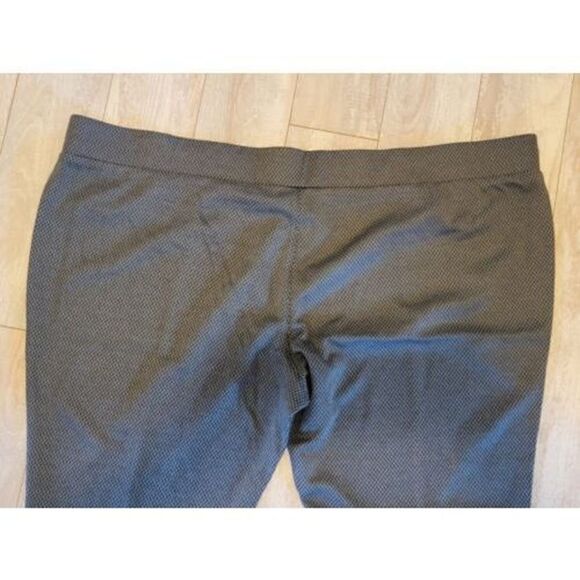 AVA & VIV 4X Women's Flat Front Stretch Ankle Pants Slacks‎ Dk Grey Black - Picture 6 of 7